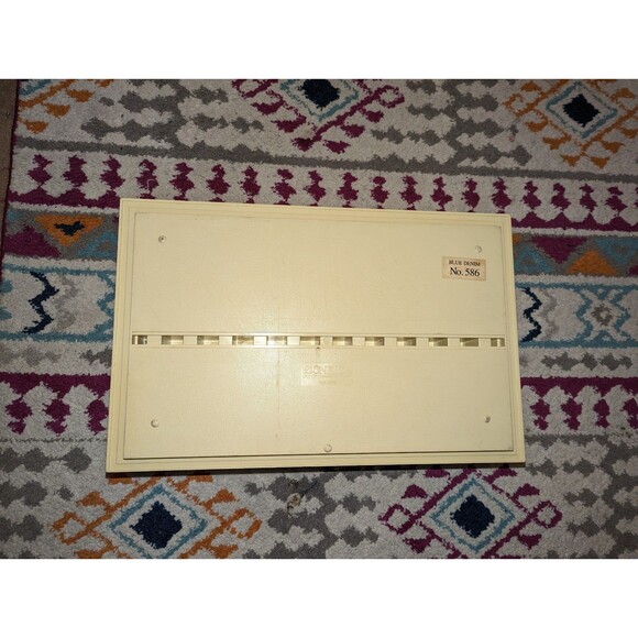 Oneida Blue Denim Fruit Patchwork Embroidered Sterling Silverware Case Vintage - Picture 5 of 9